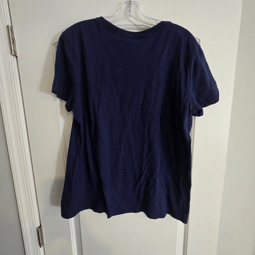 Nike Chicago Cubs T Shirt Womens XL Navy MLB Baseball Tee Standard Fit - Picture 4 of 7